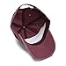 Classic Washed Dyed Cotton Twill Soft Crown Adjustable Dad Hat Baseball Cap (Maroon)