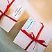 Wisdompro Floral Label Stickers, 192 Pcs Self Adhesive Gift Tag Stickers Blank Write on Label for Essential Oil Bottles, Jars and Food Containers - 2.5 x 1.2 inch