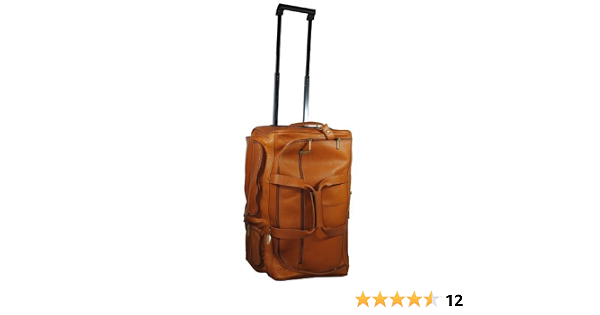 Amazon.com: David King \u0026 Co. Bolsa de lona rodante de 20 pulgadas,  Bronceado, talla única , Bolsa de lona con ruedas de 50,8 cm : Ropa,  Zapatos y Joyería