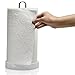 Kohler Paper Towel Holder with Weighted Base, Tension Loop, Quick One Handed Tear, (Fits Standard and Oversized Rolls), Charcoal