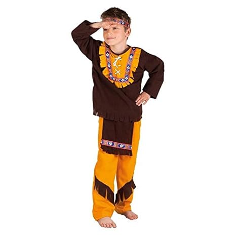Kinder-Kostüm 'Wilder Indianer' 3-tlg.