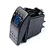MKING Marine Boat Marine Rocker Switch,Waterproof Rocker Switch, 12V 20A Blue LED Switch,Suitable for Boats, Trucks, Cars, RVs, Yachts, etc. (Blue)