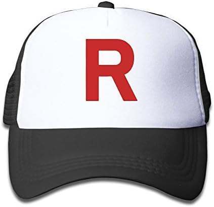 TuJa Rocket Inspired Children's Casual Unisex Adjustable Hats Cap Mesh Black