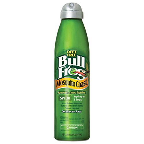 Bull Frog Mosquito Coast Spray Sunscreen with Insect Repellent, 6 Ounce