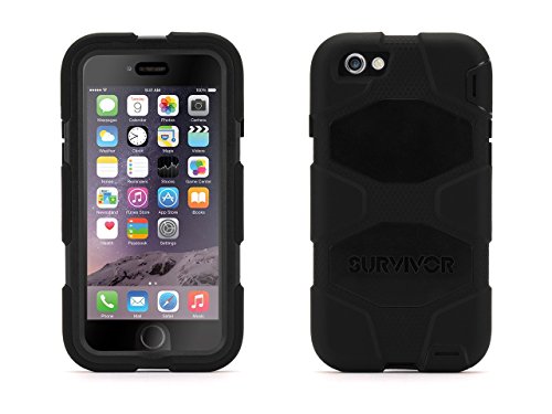 Griffin Black/Black Survivor All-Terrain Case Plus Belt Clip for iPhone 6/6s 4.7
