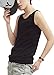 Super Flat Les Lesbian Tomboy Compression 3 Rows Clasp Chest Binders Tank Tops (XX-Large, Black)