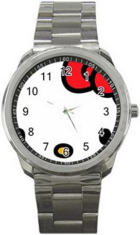 LSH024 Hello Kitty Sport Metal Watch Stainless Steel for men women Fashion Hot Gift NEW