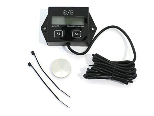 image for Backlit Hour Meter & Tach w/ Replaceable Battery Kawasaki KX KLX KDX D