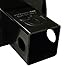 University of Michigan Wolverines Black Metal Hitch Cover with 3D Chrome Team Logo by FANMATS - Round Molded Design – Easy Installation on Truck, SUV, Car - Ideal Gift for Die Hard NCAA Fan