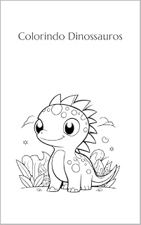 Livro Colorindo Dinossauros