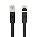 FOSA CAT 7 Ethernet Cable, Retractable CAT7 RJ45 600MHz Patch LAN Network Cable Flat Ethernet Cord