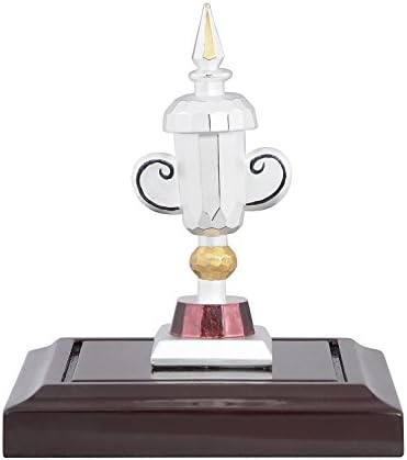 Emerald Jewel Pure Silver Trophy Figurine (7 cm x 8 cm x 5 cm)