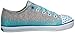 Skechers Kids Twinkle Toes-Sweet Surprise Light-Up Sneaker,Gray/Turquoise,1 M US Little Kid