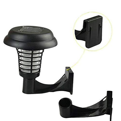 Euone Pest Control, Solar Powered LED Light Pest Bug Zapper Insect Mosquito Killer Lamp Garden Lawn