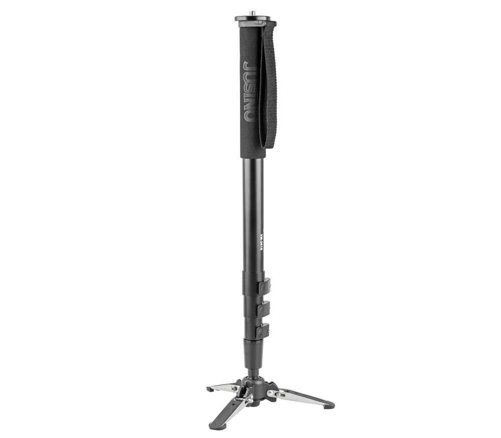 JUSINO Monopod with Removable Base/Table Tripod (Quick Release Clips) VM-324E