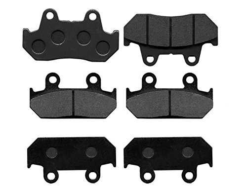 LUO 3 Pair Disc Brake Pads Front & Rear Set For HONDA STREET BIKE NSR 250 RG (ONLY MC16-100) 1986