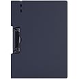 MYUOOT Clipboard Folder - A4 Punchless Clamp Binder with Metal Clips, 360 Degree Foldable Binder Clipboards with Pen Holder, Folder Binders Clip for Letter or A4 Size, 1 Pack