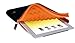 V7 Protective Sleeve for all iPads and Tablets up to 10.1-Inch, Black with Orange Trim (TD23BLK-OG-2N)