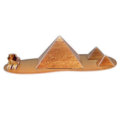 Creative 3D Puzzle Paper Model Egypt Pyramids DIY Fun & Educational