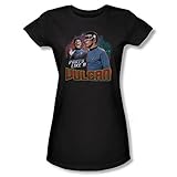 Star Trek Original Series Party Like A Vulcan Ladies Junior Fit T-Shirt XL