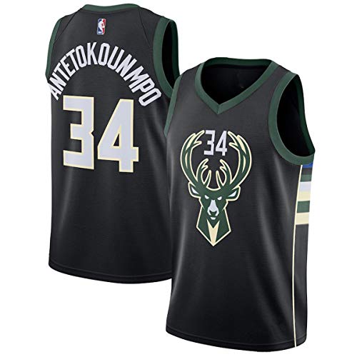 Majestic Athletic Youth Milwaukee Bucks Giannis Antetokounmpo Jersey Black