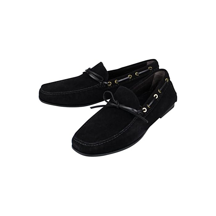 Buy TOM FORD Black Suede Leather 
