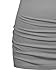 Ninedaily Women Dressy Tops Cross-front V Neck Raglan Sleeve Ruched Blouse