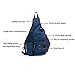 LAMMOK Large Sling Backpack, Sling Chest Bag Shoulder Crossbody Daypacks Fits 13.3-Inch Laptop for Travel Outdoor Men Women(blue)