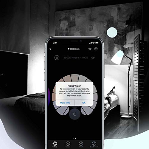 LIFX + A19 Wi-Fi Smart LED Infrared Night Vision Bulb (Certified Refurbished)