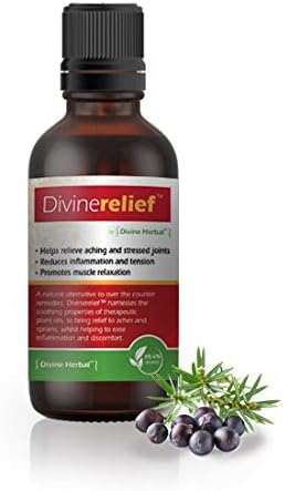 Divine Herbal - Divinerelief, Chemical Free, Organic, Natural Pain Relief for Aches and Pains | Fast Results Guaranteed or Your Money Back | 100ml