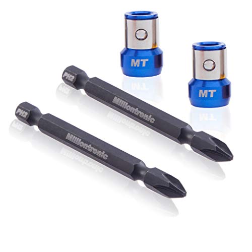 Screw lock Sleeves and Impact Rated PH2 Screwdriver Bit