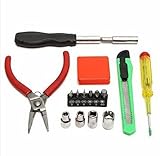 16Pcs Home Fix Knife Cutter Measuring Tape Plier Combination Repair Tool Set Kit by GokuStore