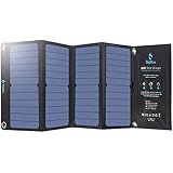 [Upgraded]BigBlue 3 USB Ports 28W Solar Charger(5V/4.8A Max), Foldable Portable Solar Phone Charger with SunPower Solar Panel Compatible with iPhone 11/Xs/XS Max/XR/X/8/7, iPad, Samsung Galaxy LG etc.