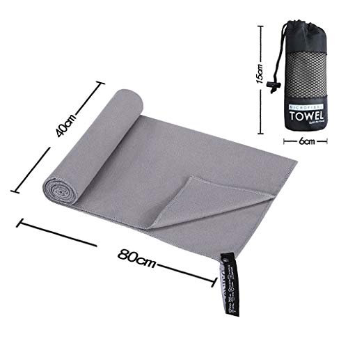 Microfiber-Towel-Quick-Dry-Super-Absorbent-Outdoor-Travel-Sports-Towel-Ultra-Compact-Lightweight-Best-for-Shower-Camping-Beach-Gym-Yoga-Hiking-Swimming-Workout-Backpacking-Gray-1