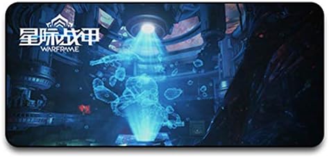 GUOFENG Game War Mouse Pad Warframe Star Wars Oversized Padded Seam Around Laptop Desk Mat 700 * 300 * 3mm Keyboard Desk Pad