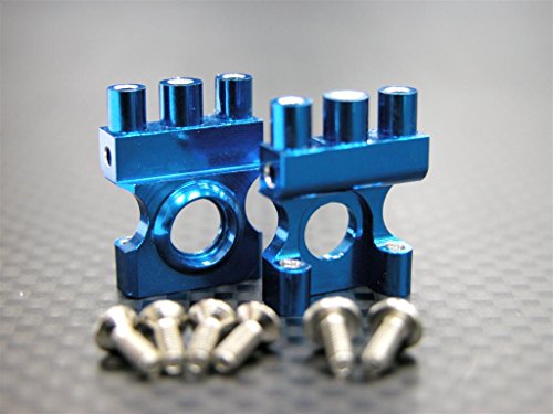 XMods Generation 1 Upgrade Parts Aluminum Front Gear Box With Screws - 1Pr Set Blue