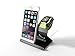 OMAX 3-in-1 Apple Watch Stand Charging Holder for iPhone Charging Stander Bracket Docking Station for Apple Watch 38/42mm Cradle Hold iPhone ipad Desktop Stands