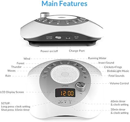 latow white noise machine