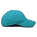 Dalix Unisex Unstructured Cotton Cap Adjustable Plain Hat, Teal