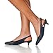 Riverberry Women's Bella Pointed Toe Sling Back Low-Height Pump Heels