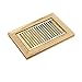WELLAND Hardwood Flush Mount Floor Register Vent Unfinished, 6 inch x 12 inch, White Oak
