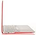 MOSISO Compatible with MacBook Air 13 inch Case (Models: A1466 & A1369, Older Version 2010-2017 Release), Protective Plastic Hard Shell Case Cover, Red