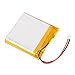uxcell Power Supply DC 3.7V 3000mAh 125050 Li-ion Rechargeable Lithium Polymer Li-Po Battery