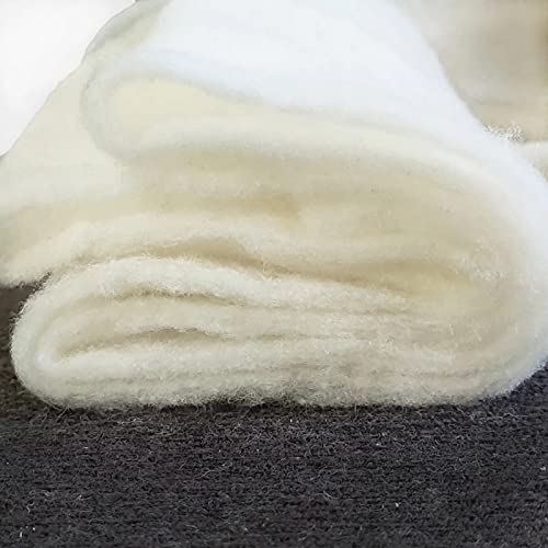 Wool Quilt Batting 45"x60" for Patchwork Quilts Quilting 100 Merino