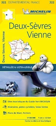 Download Carte Deux-Sèvres, Vienne Michelin PDF
