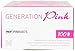 Medline Generation Pink 3G Synthetic Exam Gloves, Medium, 100 Count