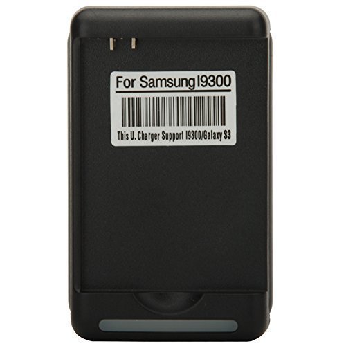 NOOT USB Dock Wall Charger for Samsung Galaxy SIII / S3 i9300 Travel Size Battery Charger fits OEM GT-i9300, i535(Verizon), i747(AT&T), T999(T-Mobile), R530(U.S. Cellular), L710(Sprint), EB-L1G6LLU Batteries [1 Year Warranty]