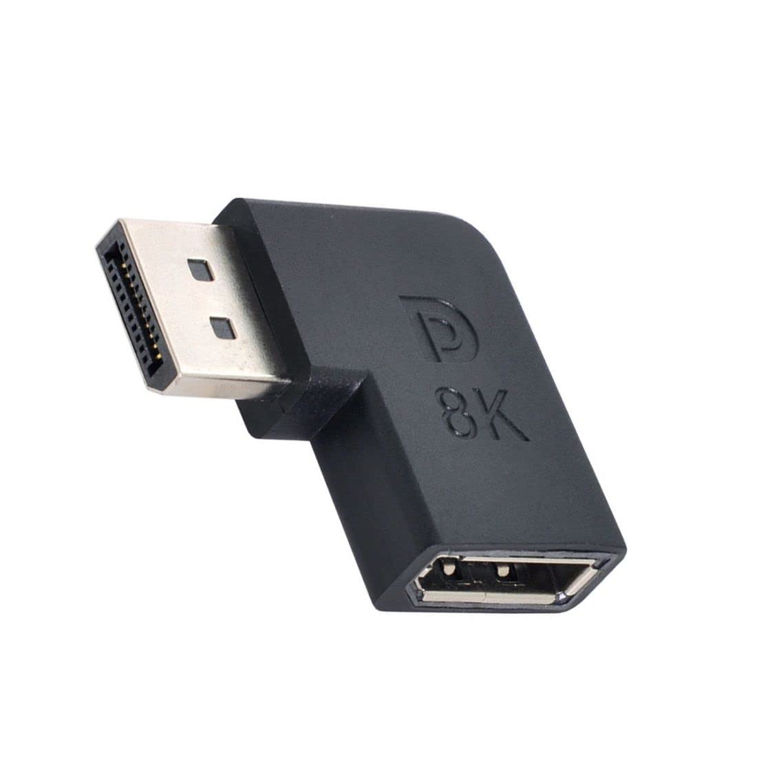 chenyang 8K 60Hz 4K 144Hz Angled DisplayPort to DisplayPort Cable for Graphics Card & Desktop & Laptop
