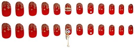 Frcolor ネイルチップ つけ爪 手作り 3d ジェルネイル 新品 送料無料 夢幻 可愛い 24枚セット おしゃれ マニキュア用品 スタイル1 自宅diy