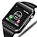 Aeifond Smart Watch Bluetooth Smartwatch Touch Screen Wrist Watch Sports Fitness Tracker with Camera SIM SD Card Slot Pedometer Compatible iPhone iOS Samsung LG Android Men Women Kids (Black)